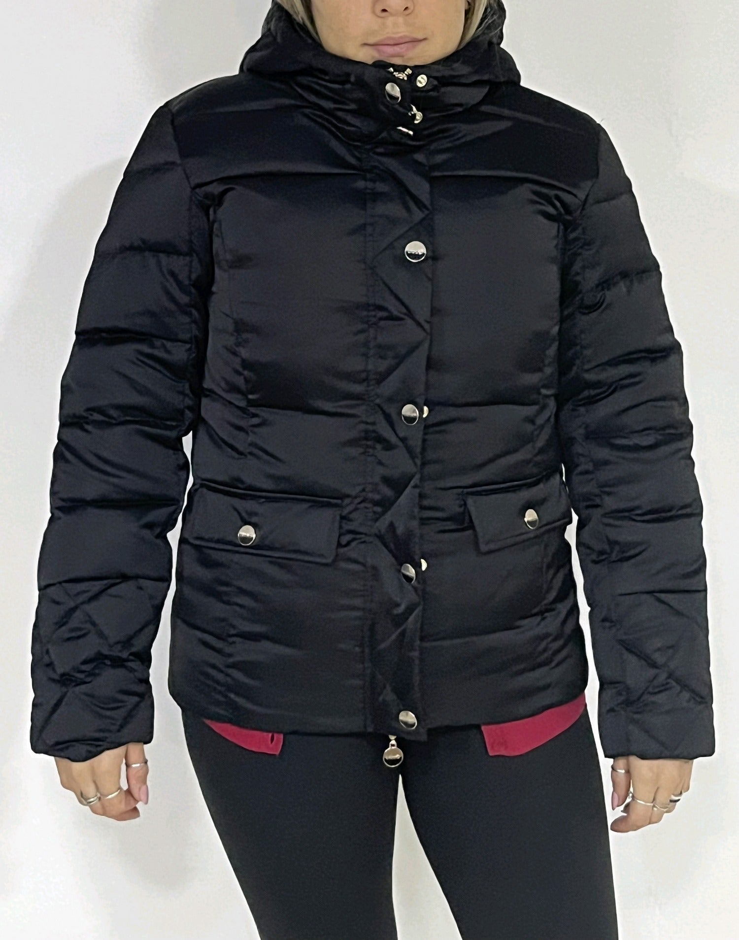 liu jo giubbino imbottito con cappuccio tf2185t4558