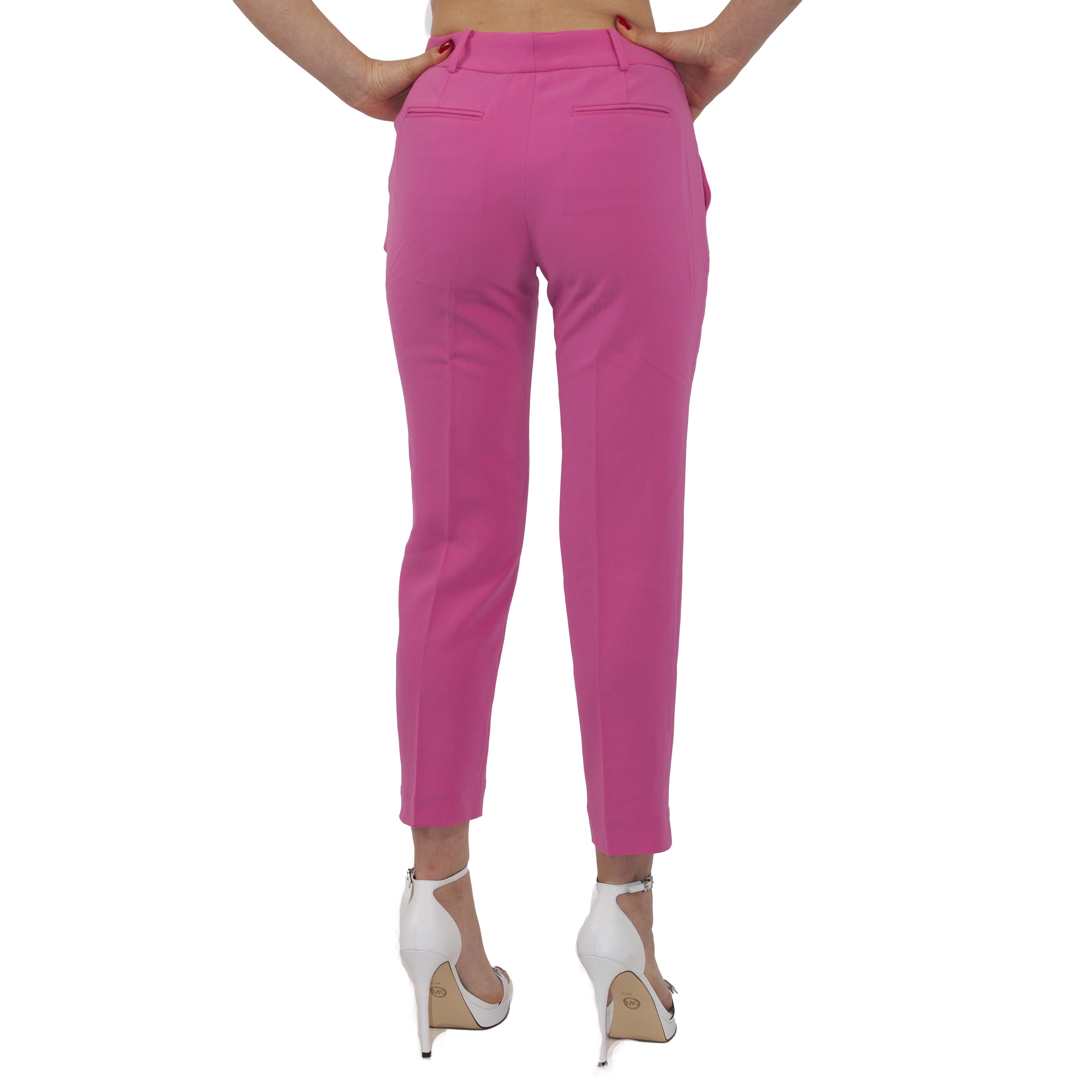 michael kors pantaloni regular fit cerise mr330clenx