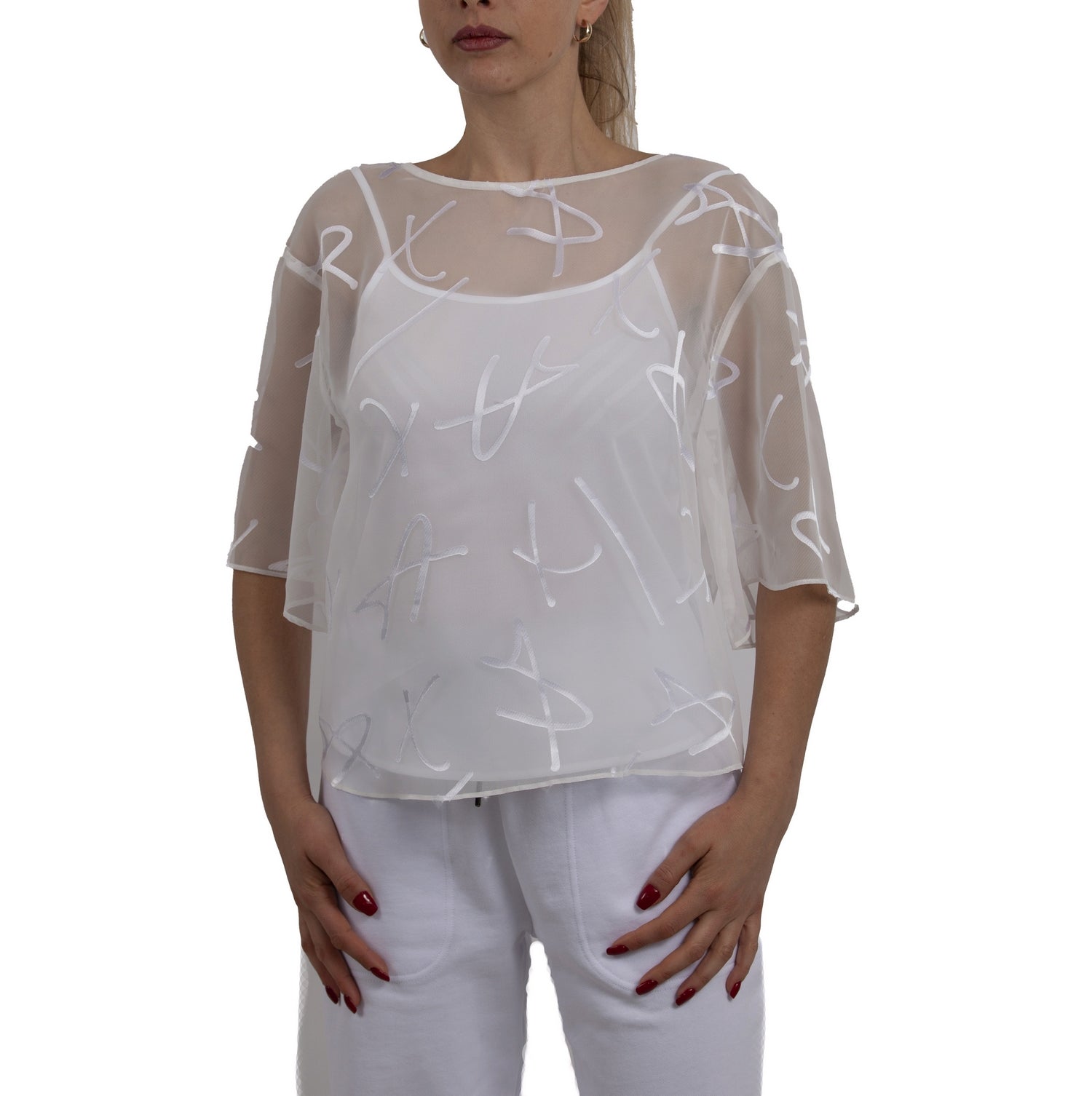 armani exchange blusa 3ryh26 yn2kz