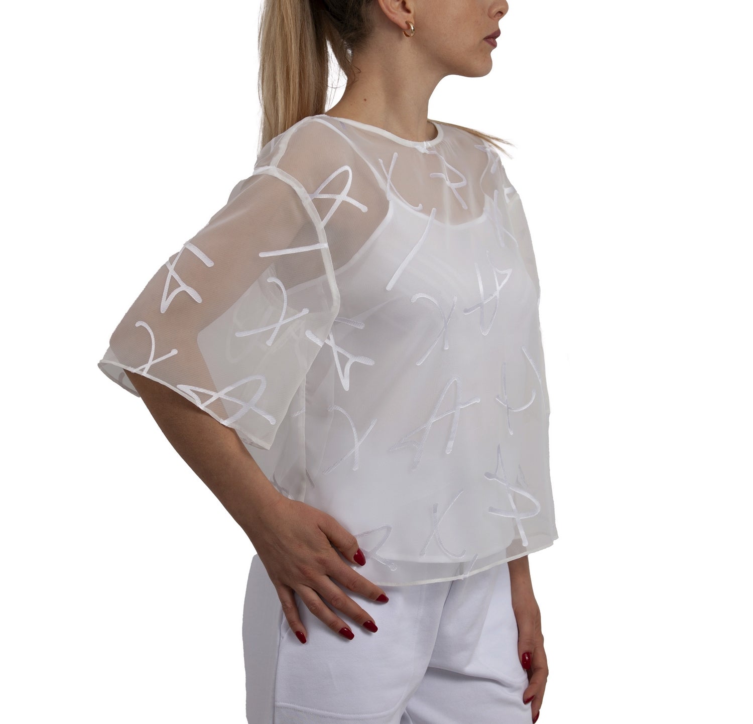 armani exchange blusa 3ryh26 yn2kz