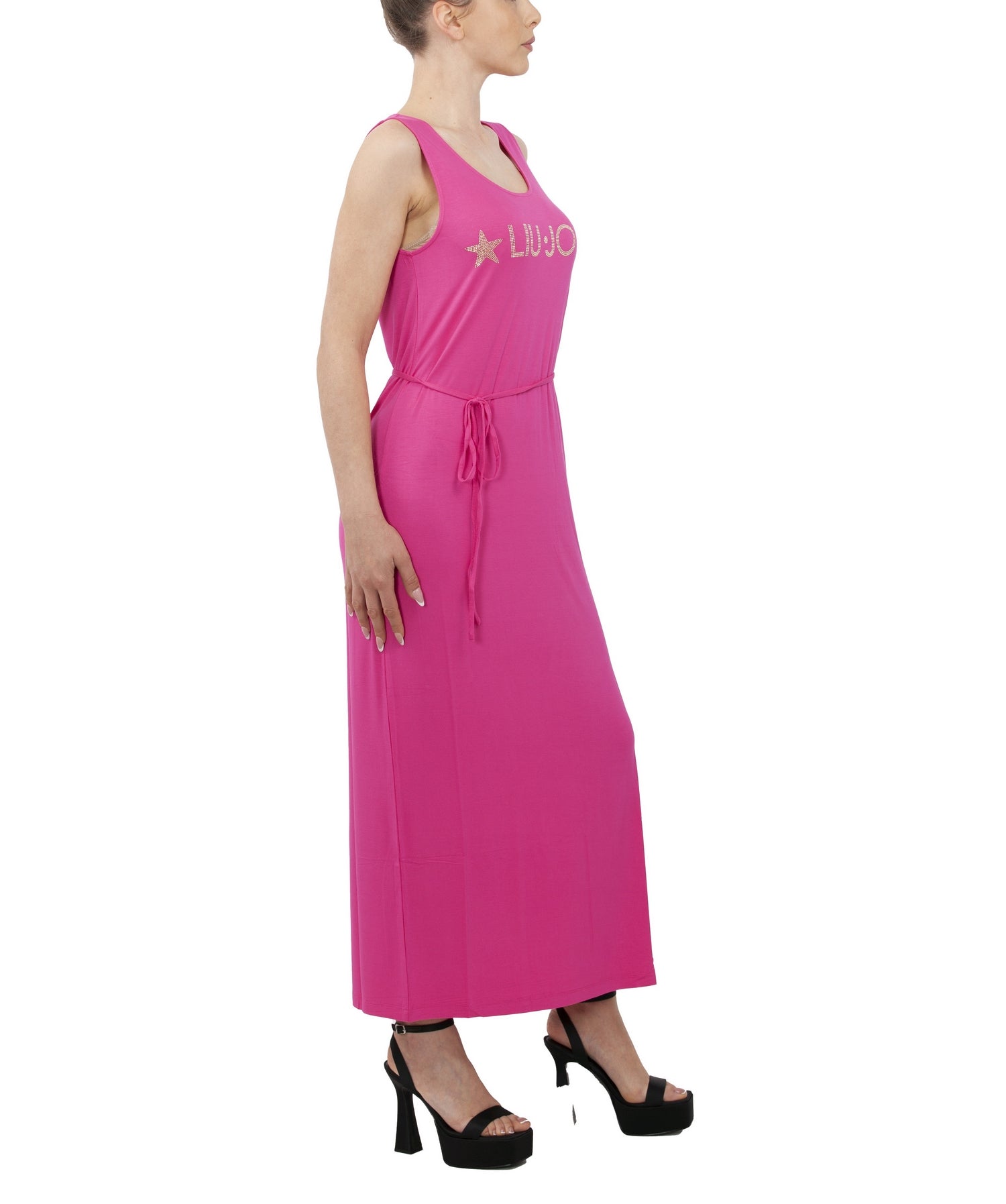 liu jo abito lungo in jersey va3026j5360