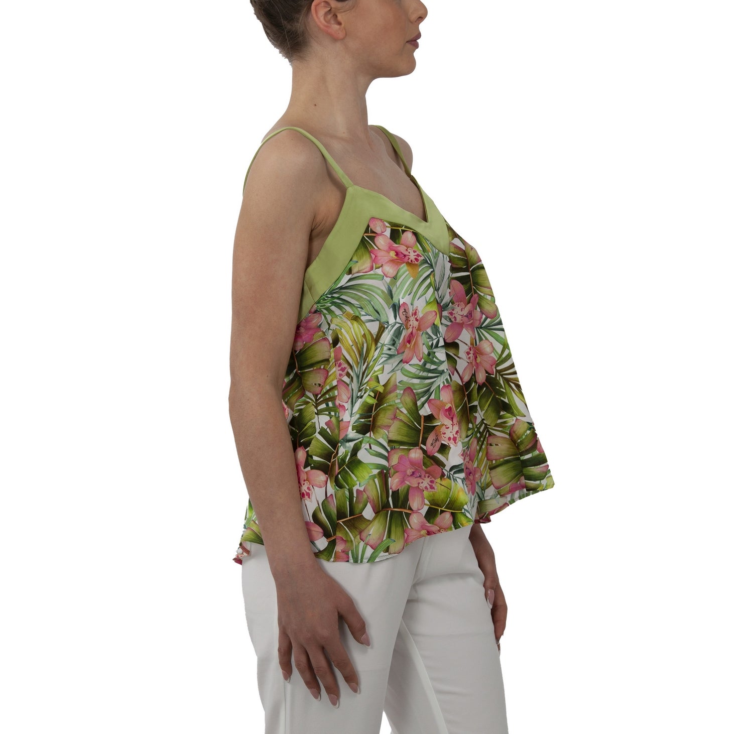 Canotta Liu jo con stampa floreale va3077t3347