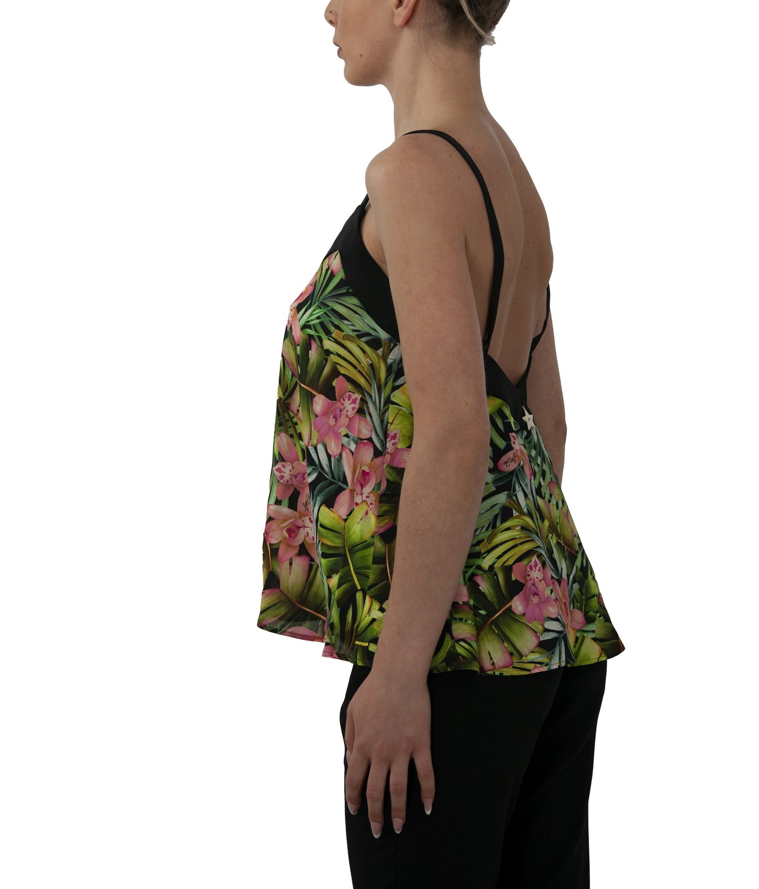 Canotta Liu jo con stampa floreale va3077t3347