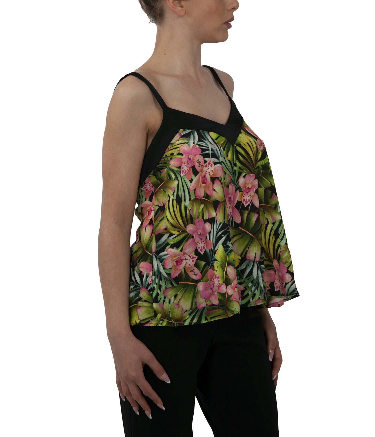 Canotta Liu jo con stampa floreale va3077t3347