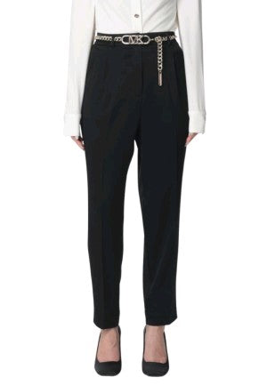 michael kors Pantaloni a vita alta in crêpe con cintura mf330hk99g