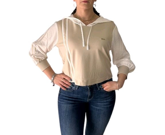 liu jo felpa con cappuccio ta4177j5942