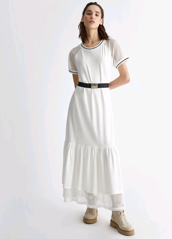 liu jo vestitino Abito con dettagli in rete ta4264js088